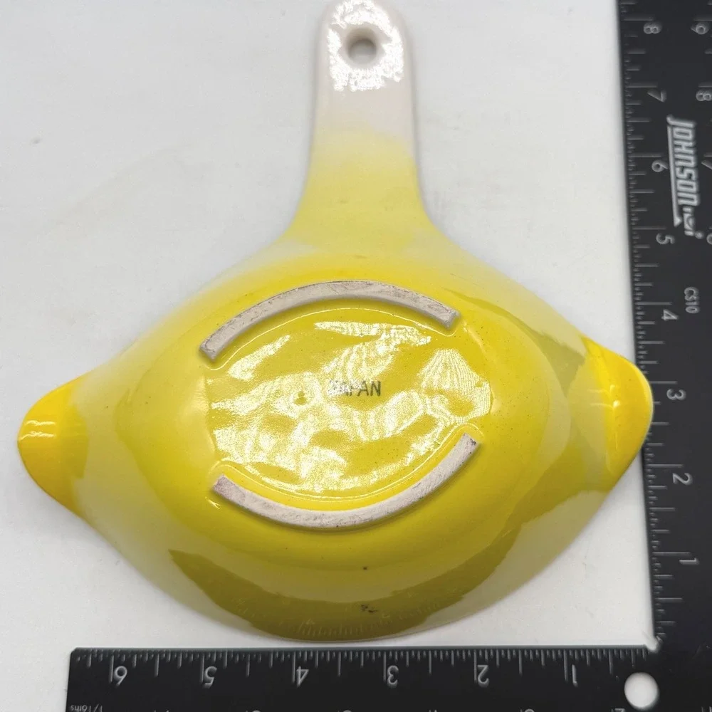Vintage‎ Fat and Lean Gravy Separator Ceramic Made in Japan  Novelty yellow